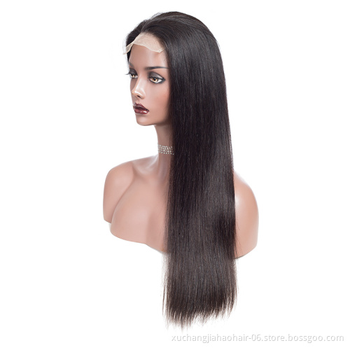 wholesale loose deep 100% virgin 360 straight brazilian hair frontal hd wig full lace front cuticle aligned human hair wigs